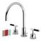Kingston Brass KS8921CKL Widespread Bathroom Faucet with Brass Pop-Up, Polished Chrome KS8921CKL - alternate 1
